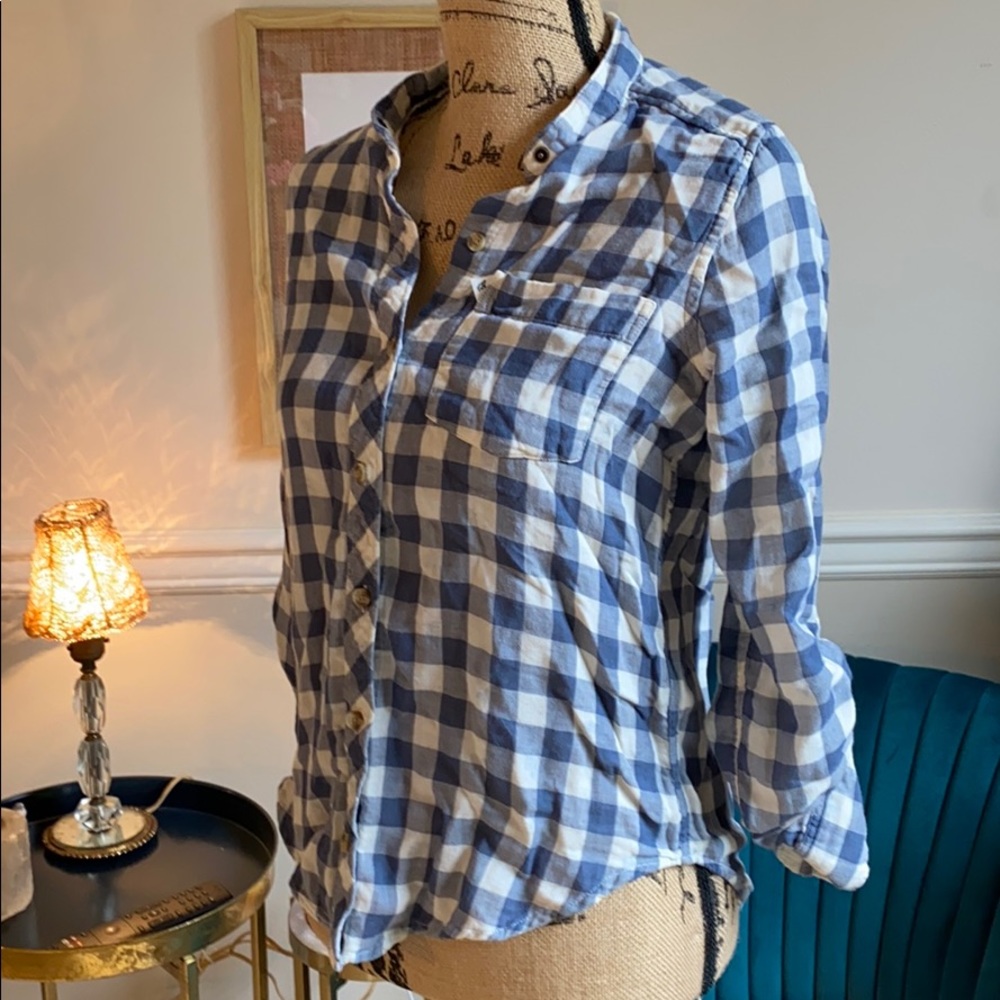 A&E Checkered Button Down Shirt